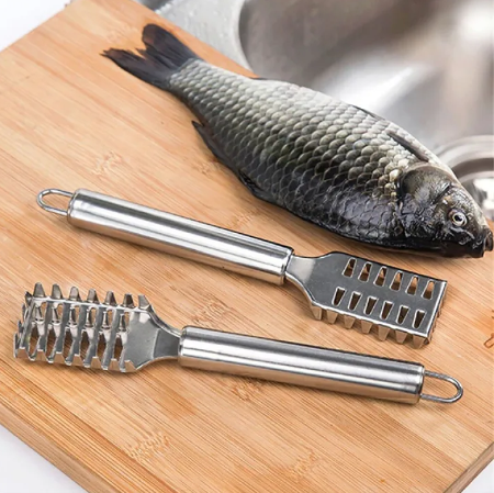 Stainless Steel Fish Skin Scraper Remover Cleaner