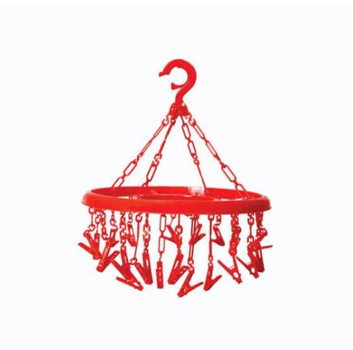 24 Clip Round Shape Dress Hanger