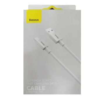 Baseus Mini White Cable USB to Type C 66W Fast Charging
