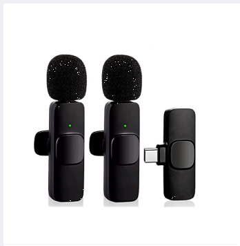 Dual Bluetooth Microphone K9 Wireless Lavalier Microphone Noise Reduction Outdoor Live