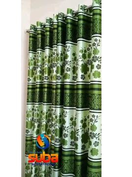 Synthetic Curtain Door and Window Porda- ( 4 kuchi -1pis) Multicolor from -Suba International