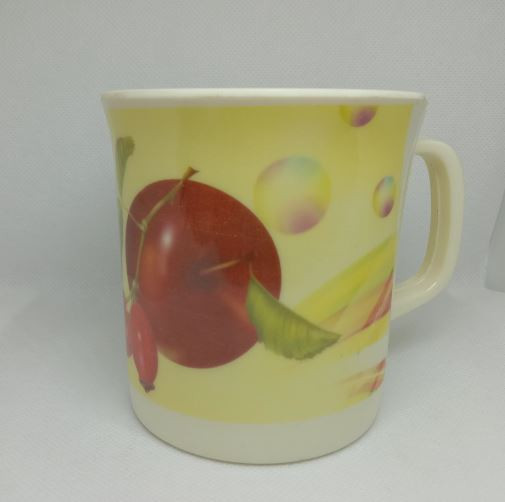 Sharif Melamine Drinking Mug With Handle - 400 ml - Glass