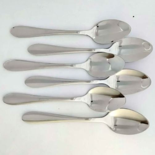 (Set Of 6) Nova Brand New Stainless Steel Desert Tea Spoon
