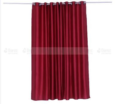 সিনথেটিক পর্দা সলিড রঙ (এক রঙ)-নীল, লাল, মেরুন, ক্রিম, চকোলেট-সাবয়া ইন্টারন্যাশন।