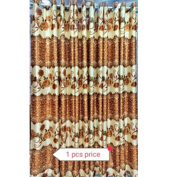 Synthetic Curtain Door and Window Porda- ( 4 kuchi -1pis) Color Multicolor