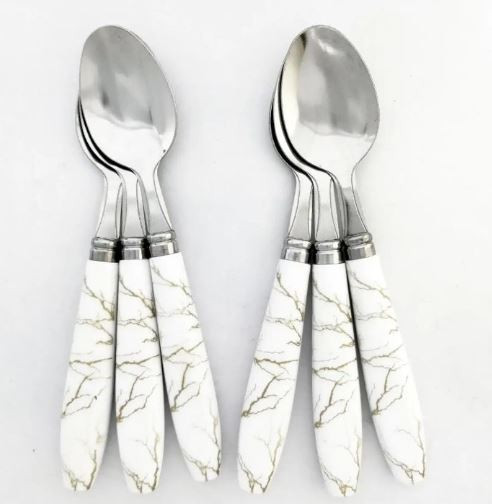 Stainless steel Fork & Spoon Set (6 Pic)