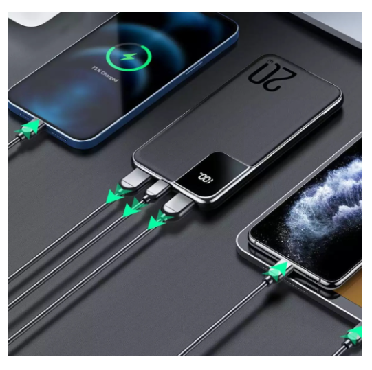 Joyroom JR-QP190 10000mAh PD Fast Charge Power Bank 20W XINGCHI Series with LCD Display