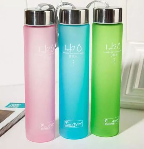 1 Piece Small cute Clear translucent water bottle