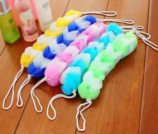 Long Handle Bath Sponge Shower Brush Back Scrubber