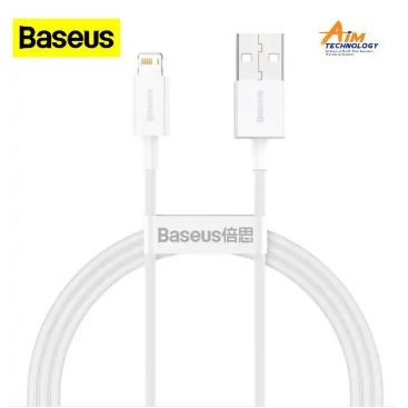 Baseus Mini White Cable USB For IP Lightning 2.4A Fast Charging