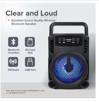 GTS 1360 Wireless Bluetooth Speaker EXTRA BASS