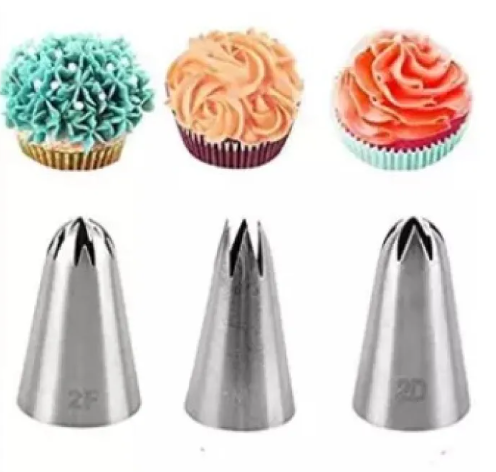 Stainless Steel 3 pcs Nozzle-2D,2F,1M