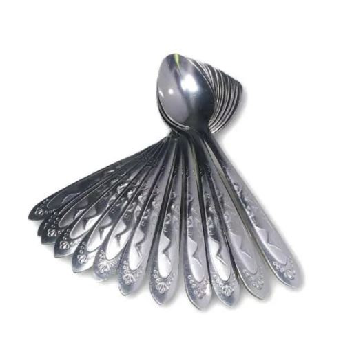 Stainless steel spoon set 12 pieces