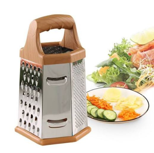 Greater shredder of 6 in 1 stainless steel 6 sided cheese