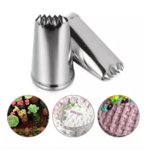 Basket Nozzle 1 piece Stainless Steel For Cake Decoration