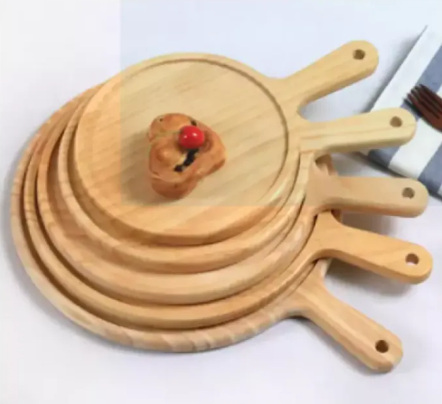 10 Inch Wooden Pizza Platter